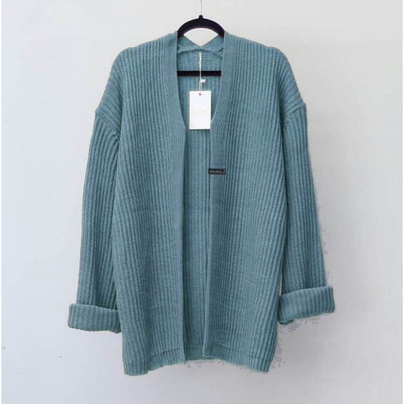 Cardigan Wanita Rajut - Oversize Cardi - Outer - B*rshka Premium