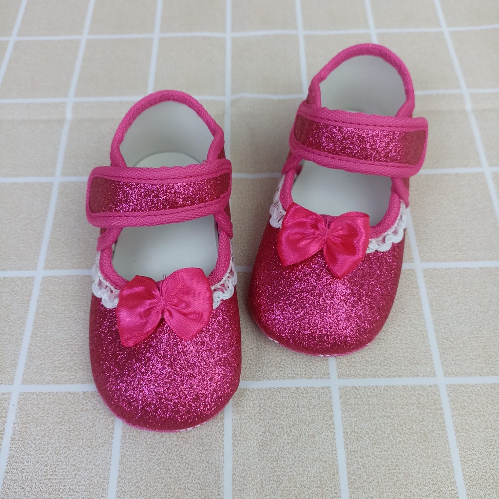 mandirishoestore-SEPATU PREWALKER ANAK PEREMPUAN GLITTER APY05