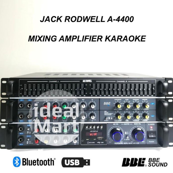 Amplifier JACK RODWELL A 4400 Ampli Karaoke A4400