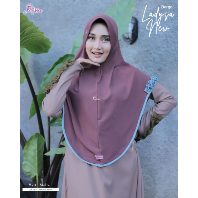 ABIKA HIJAB - BERGO LADYSA NEW - BERGO TERLARIS - BERGO SIMPLE MODIS