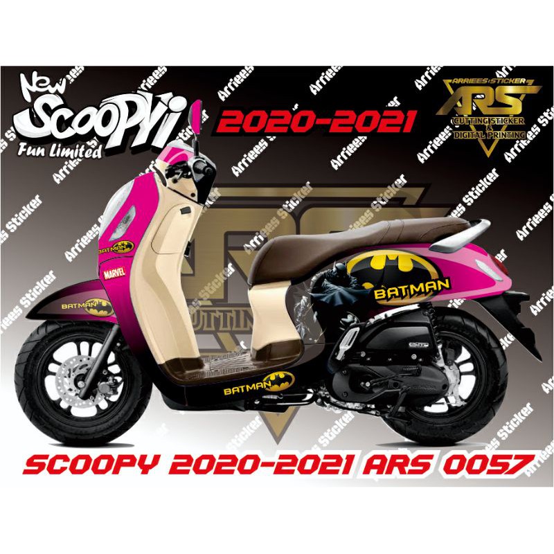 Decal Honda Scoopy Prestige full body - Sticker Scoopy 2021 full body