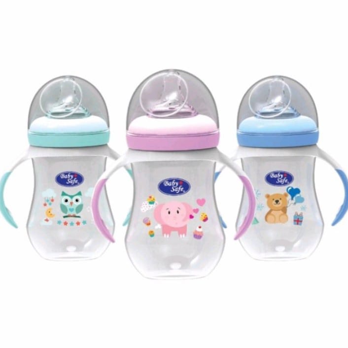 Baby Safe Botol Wide Neck 3 Stage Feeding System 250ml