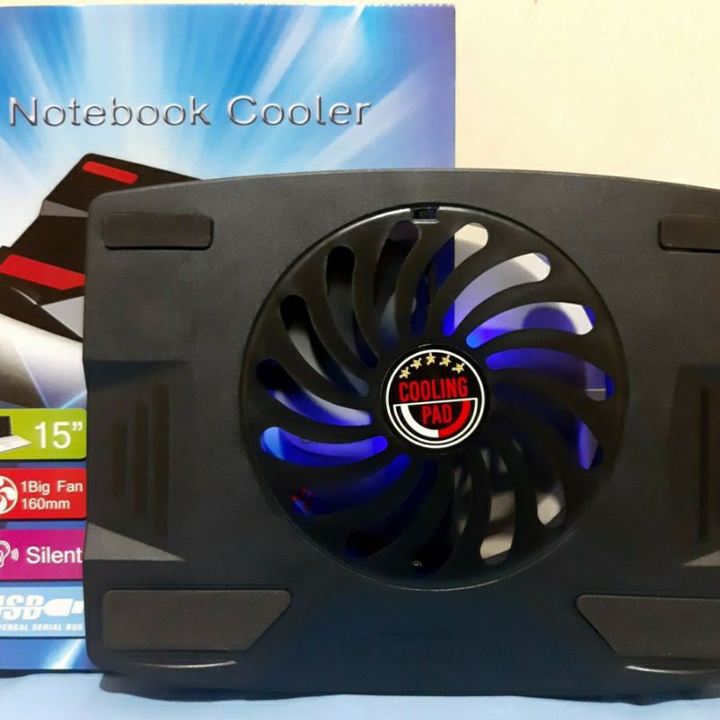 COOLING PAD ACE COOLING SAMOON BIG FAN UP TO 15 INCI, FAN LAPTOP BIG FAN SAMOON, NETBOOK COOLER