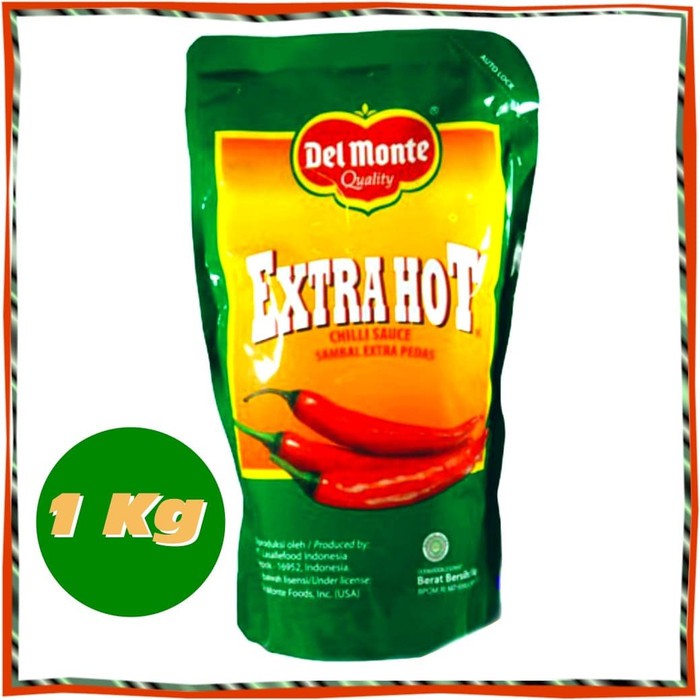 

DEL MONTE Saus Lombok / Tomat Sambal EXTRA PEDAS 1Kg Chilli delmonte Sauce