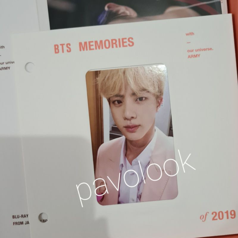 Photocard Pc Bts Memories 19 Blu Ray Jin Jhope Shopee Indonesia