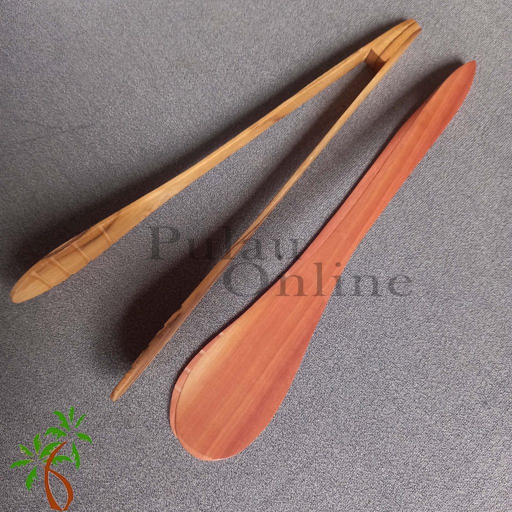 Penjepit Makanan / Capitan Makanan Kayu / Capit Makanan / Wooden Tongs