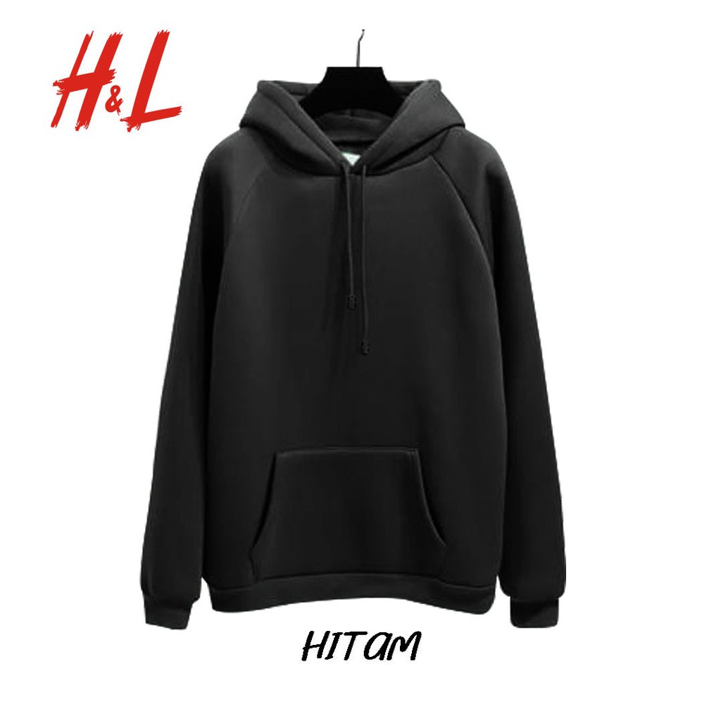 SWEATER HOODIE JEMPER POLOS DISTRO UNISEX matt COTTON fleece Premium TERMURAH TERLARIS-HITAM