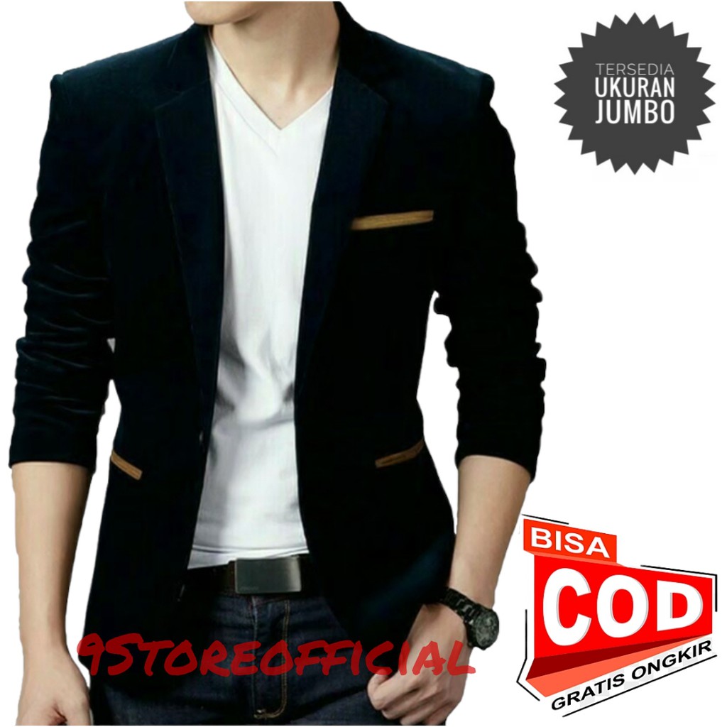 9Storeofficial - Blazer Pria / Jas Blazer Pria / Jas Pria / Jaz Blazer Formal Kantor Pernikahan Pria Ukuran M Sampai XXL.