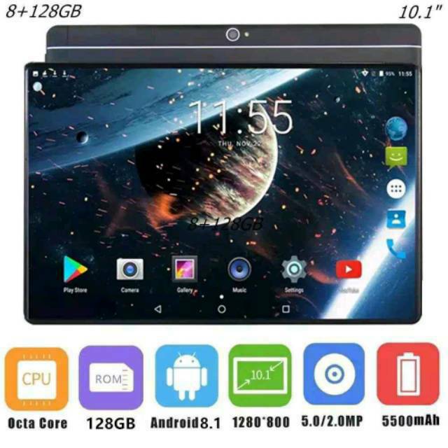 BISA ZOOM CLASSROOM TABLET ZNIFER RAM 8GB 128GB  4G DUALSIM TABLET PC 8GB 128GB ANDROID 8 GB