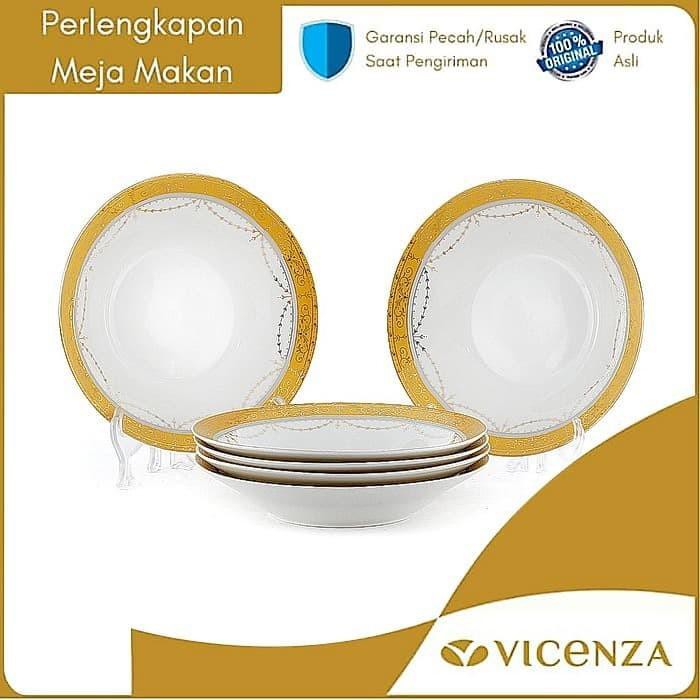 Vicenza Plate - Piring Makan 9 Inch B179 (1 Lusin) Motif Padi