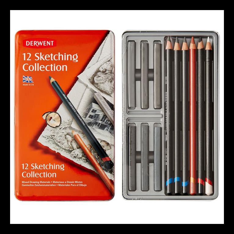 

READY STOK DERWENT SKETCHING COLLECTION TIN 12 PERALATAN MELUKIS TERLARIS DAN MURAH