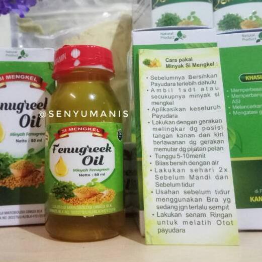 ♖ Minyak fenugreek | fenugreek oil | minyak si mengkel | breast up oil ™