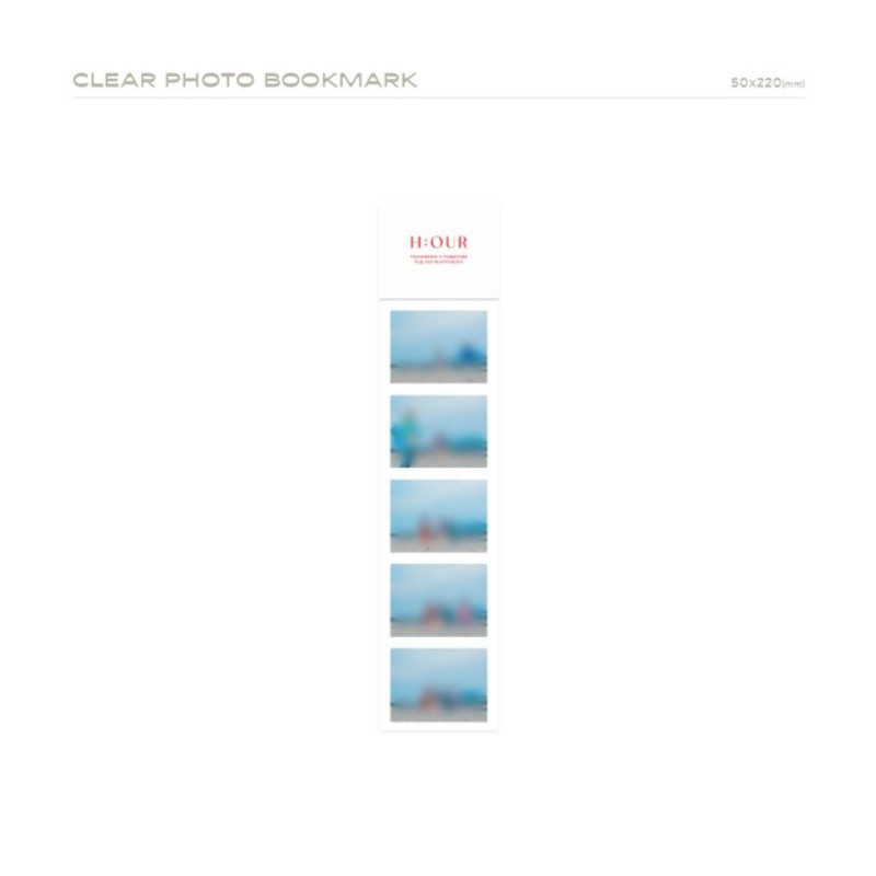 Clear Photo Bookmark TXT 2nd Photobook H:OUR