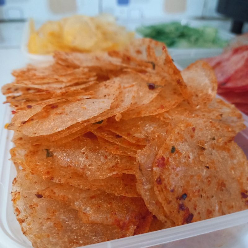 

(250gram)keripik kaca/pakset/pikset