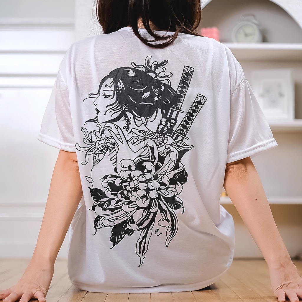 AFI - VC - Kaos Oversize Geisha Pedang (LD 106, P 65)