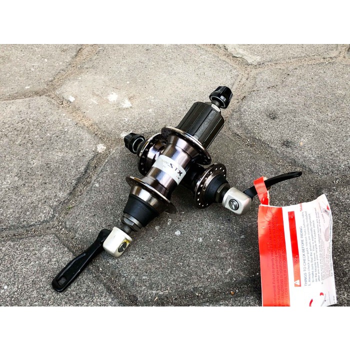 HUB FREE HUB SHIMANO STX SPECIAL EDITION MC32 32 H GUN METAL BLACK