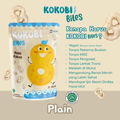 ABE FOOD KOKOBI BITES BISKUIT BERAS | SNACK CEMILAN ANAK BAYI SEHAT