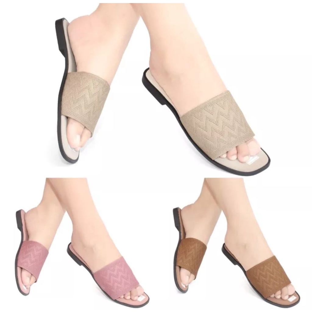 SANDAL WANITA TEPLEK RAJUT/TEPLEK RAJUT/KEKINIAN COCOD.IDN