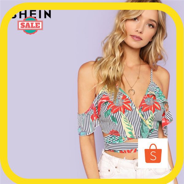  Baju  Wanita Import SHEIN Multicolor Sexy Boho  Bohemian  