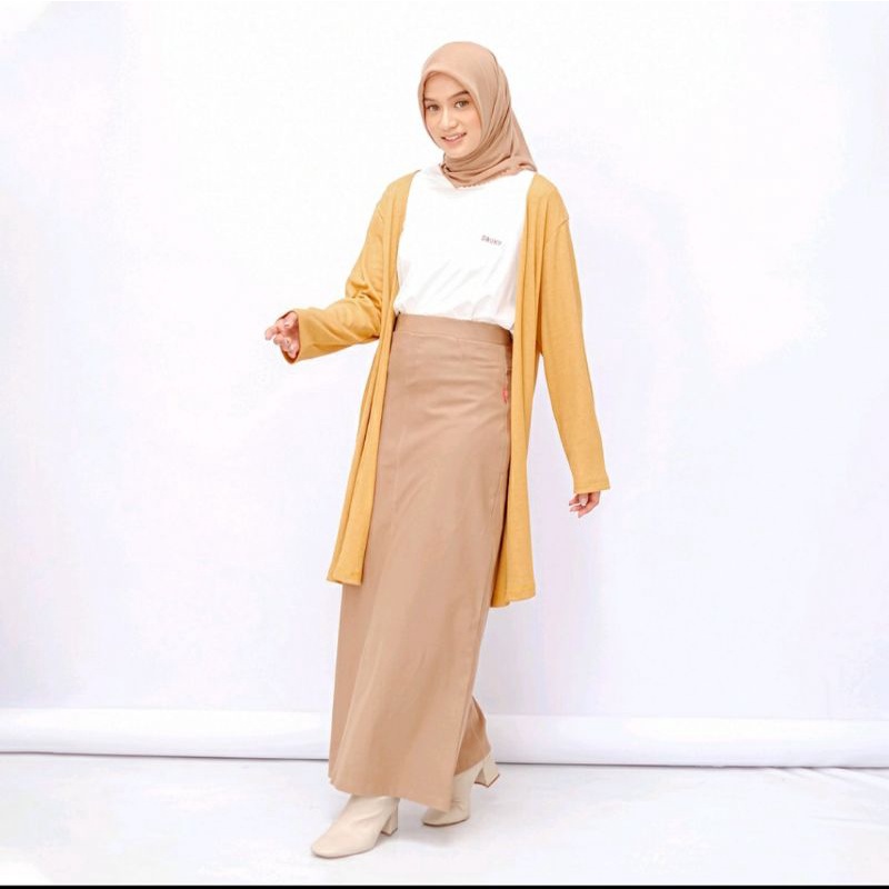 KNIT LONG CARDIGAN DAUKY/CARDIGAN KNIT/CARDIGAN PANJANG