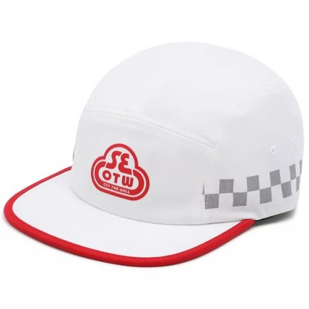 TOPI VANS OFF THE WALL | SE BIKES CAMPER HAT (SE BIKES) WHITE