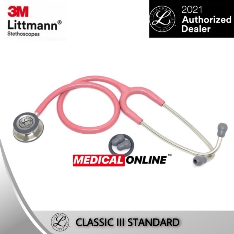 3M STETOSKOP LITTMANN CLASSIC III PEARL PINK 5633 MEDICAL ONLINE MEDICALONLINE CLASSIC 3