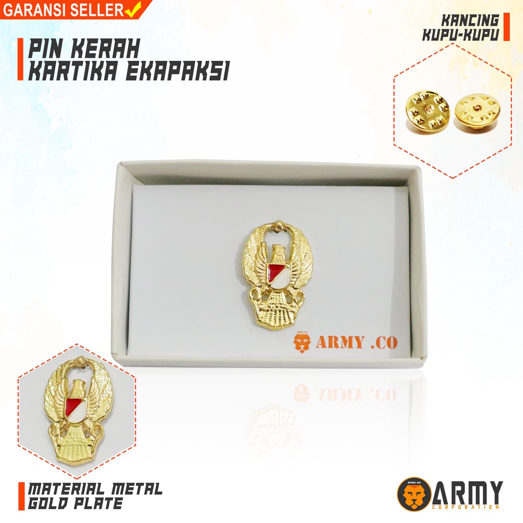 Pin kerah Kartika Eka paksi / Brevet TNI Kartika Ekapaksi