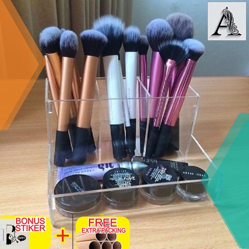 

Terlaris acrylic brush holdertempat brush akrilikrak brush makeup