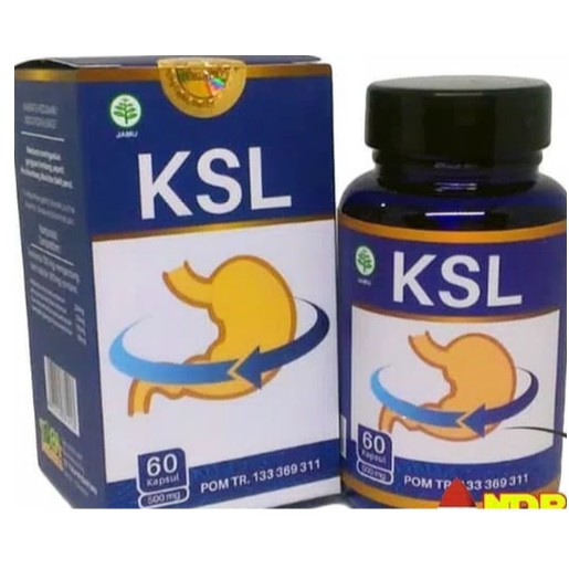 KSL Kapsul Sehat Lambung Obat Herbal Maag Akut Tukak Lambung Asli BPOM