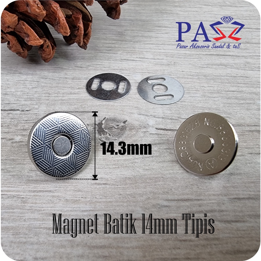 Magnet Batik Tipis 14mm