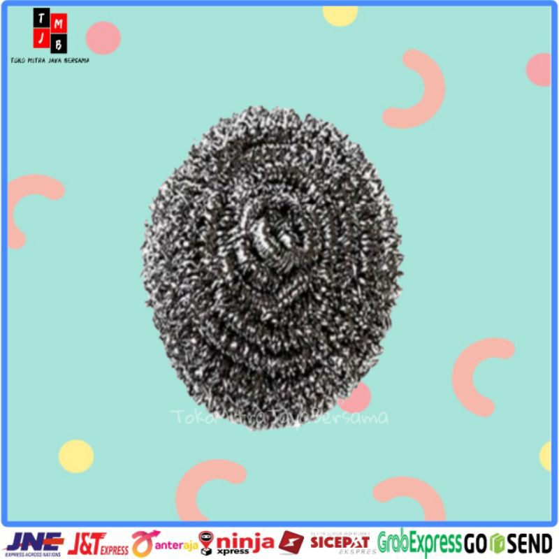 KAWAT CUCI PIRING BOLA SERAT -  SABUT PEMBERSIH PANCI STAINLESS STEEL