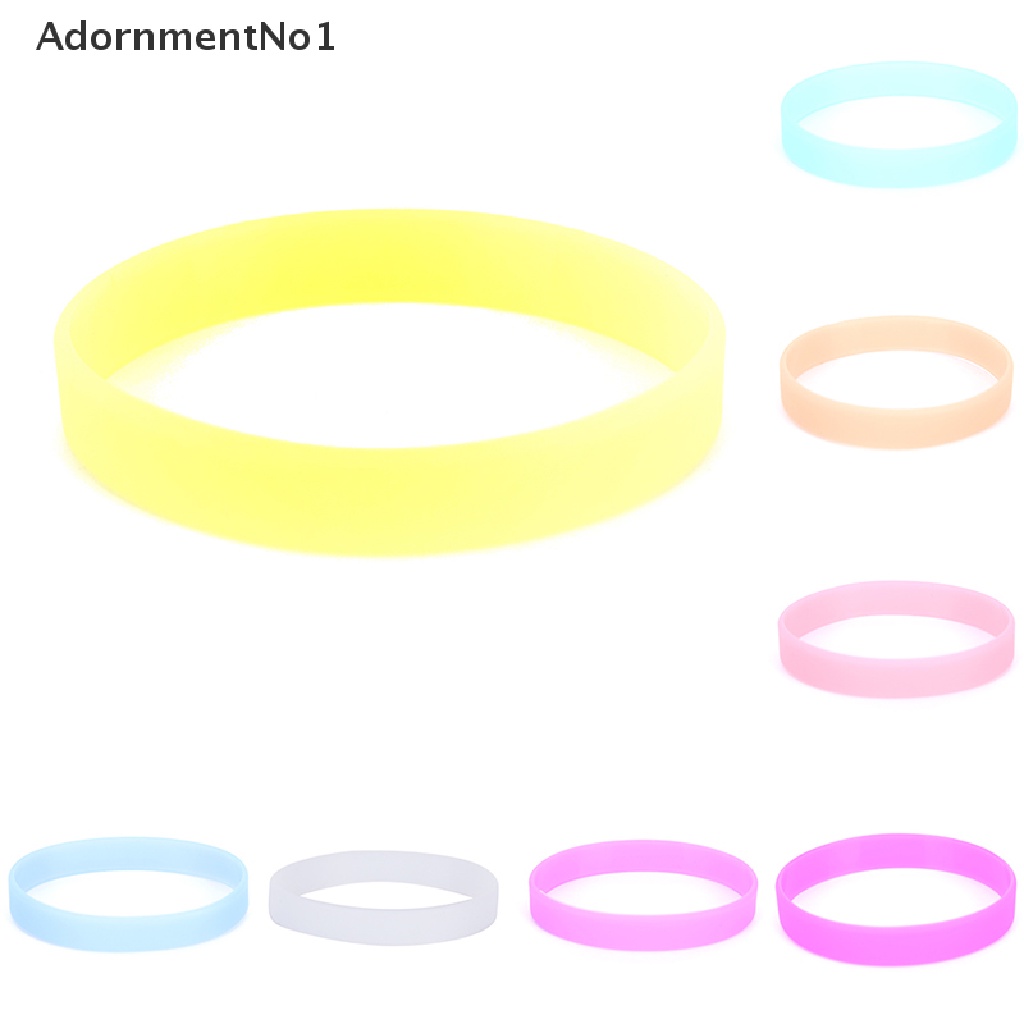 (AdornmentNo1) Gelang Karet Silikon Glow In The Dark Untuk Wanita