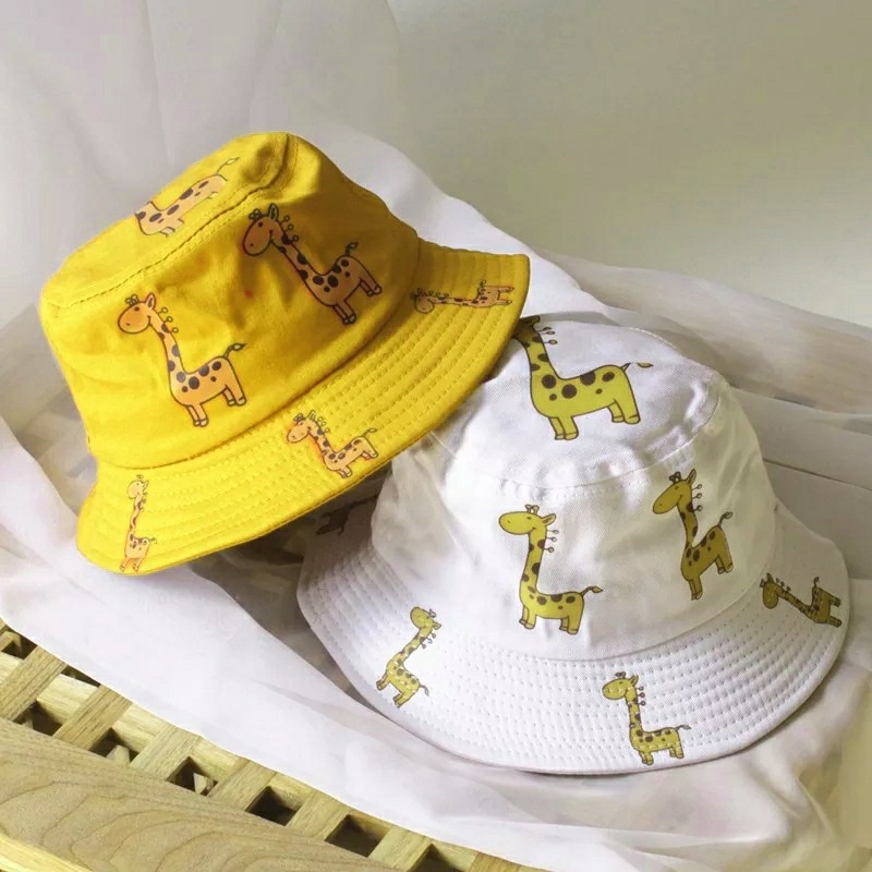 Topi Bucket Hat Anak Motif jerrapah  BerKualitas