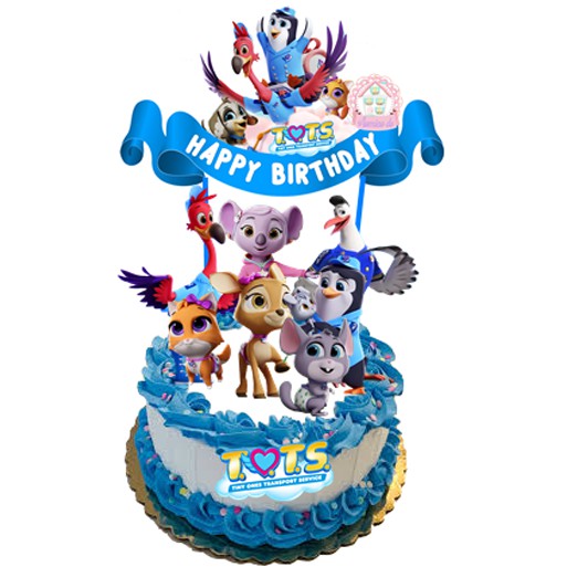 T.O.T.S CAKE TOPPER