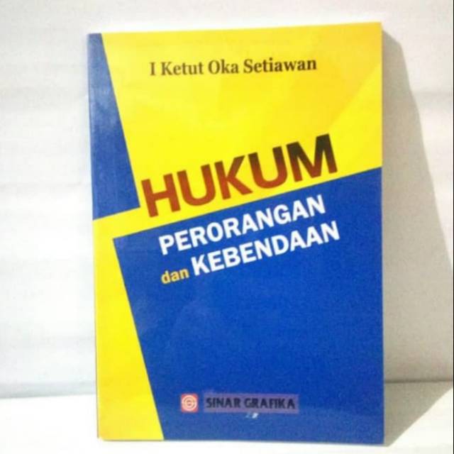 

BUKU HUKUM PERORANGAN DAN KEBENDAAN