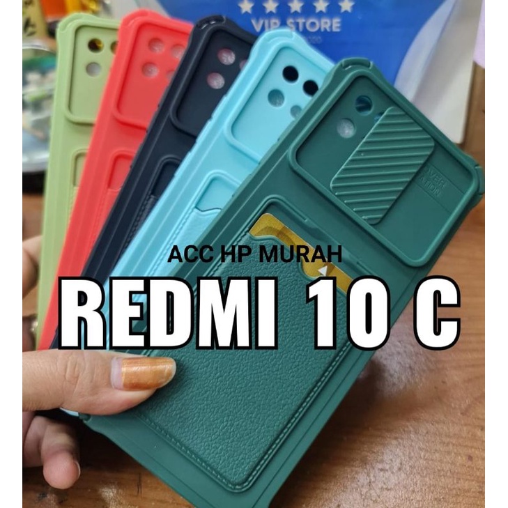 REDMI 10C 9 9A NOTE 8 NOTE 8 PRO NOTE 9PRO NOTE 11 NOTE 11PRO CASE MACARON + TEMPAT KARTU