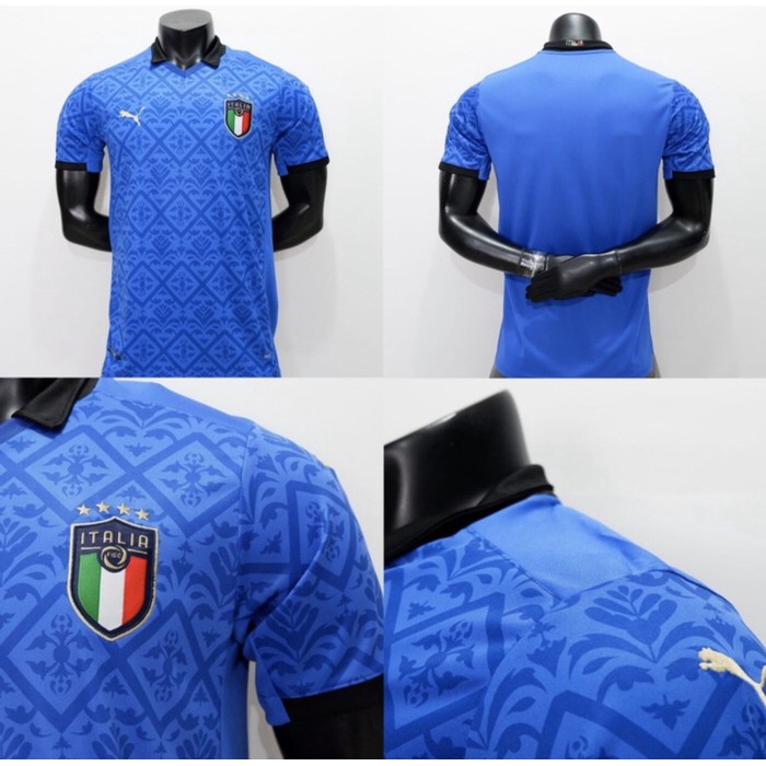 Jersey Itali Home EURO 2020 2021 grade ori official Italy ...