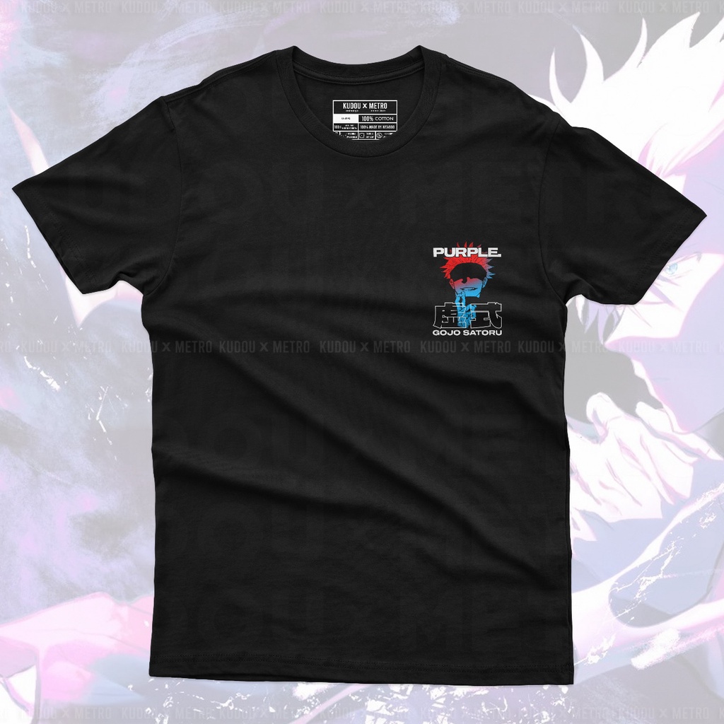 Kaos Gojo Hollow Purple Anime Manga Jujutsu Kaisen Premium Unisex