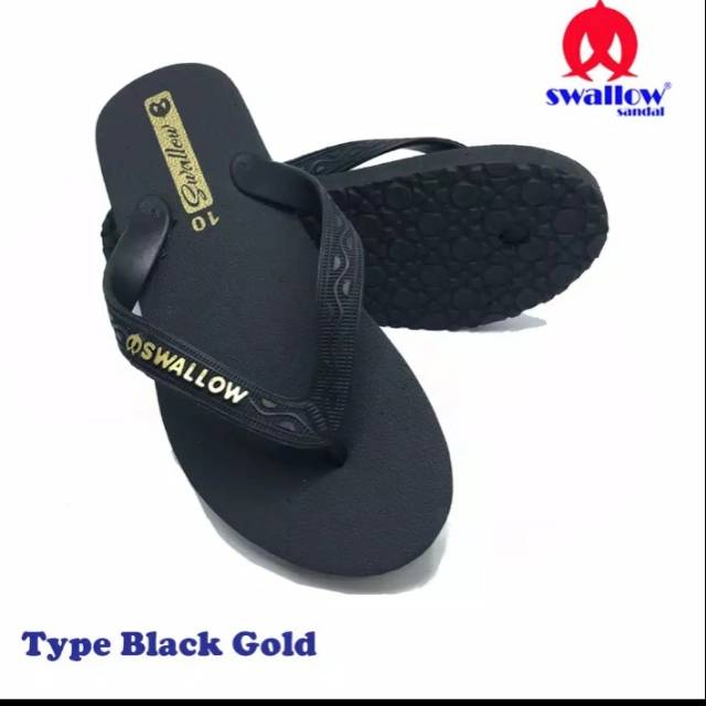 Sandal swallow black gold
