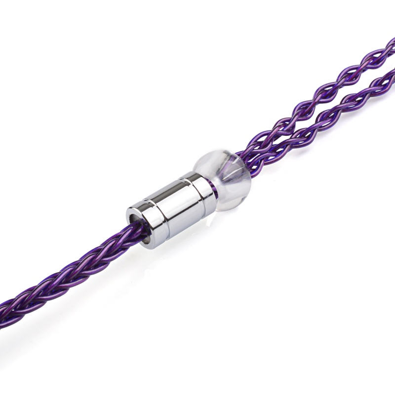 Nicehck PurpleSE Kabel Earphone 8 Strands FURUKAWA Tembaga Pengganti 3.5 / 2.5 / 4.4mm MMCX / 0.78mm 2Pin Untuk Mele S12 Nio