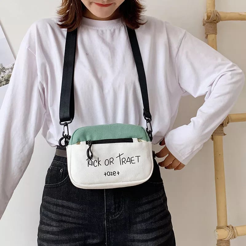 Charyatink - Tas selempang wanita Terbaru Model Korea Style kasual