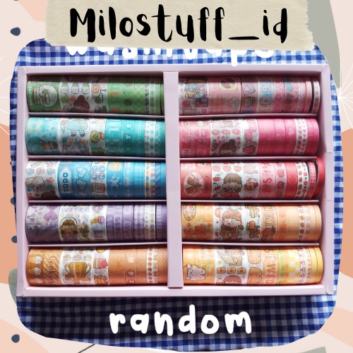 

[MILOSTUFF_ID] Washitape Lucu Murah Random--MS0262