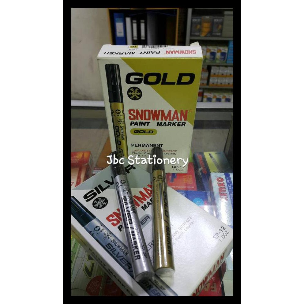 

HOT PROMO SPIDOL EMAS / GOLD / SILVER SNOWMAN PERMANENT BARANG TERUPDATE