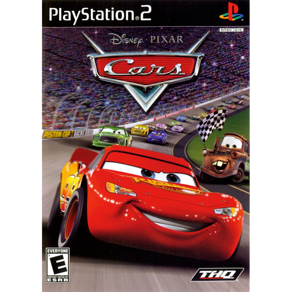 DVD Kaset Game PS2 Disney Pixar Cars