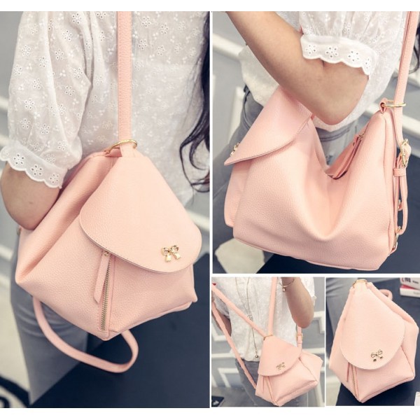 TAS BACKPACK RANSEL BISA SELEMPANG WANITA LIKE GOSH CNK PREMIUM IMPORT