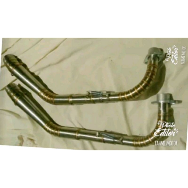 Leher knalpot header knalpot racing kolong,kolong samping jupiter z jupiter robot supra vega shogun