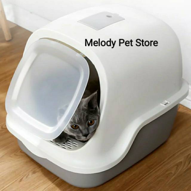 Cat Litter Box &quot;AUTOMATIC DOOR&quot; Tempat Pasir Kucing