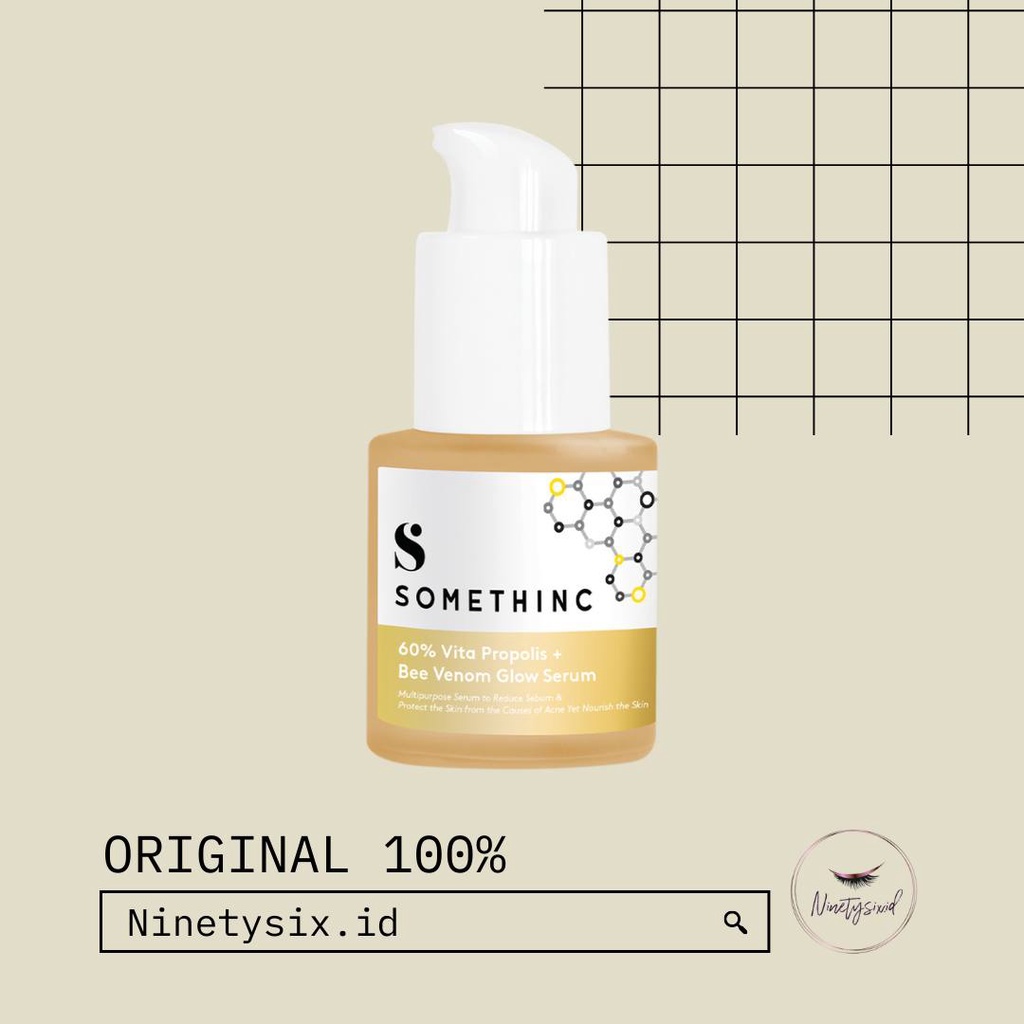 SOMETHINC 60% Vita Propolis + Bee Venom Glow Serum Wajah