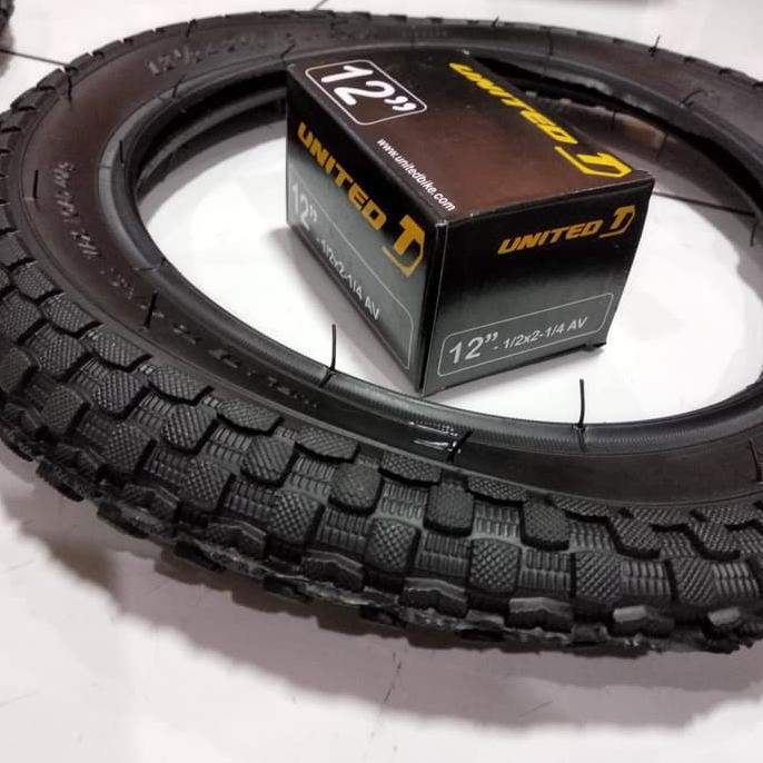 1 SET BAN LUAR GENIO + DALAM UNITED 12 SEPEDA KECIL ANAK ANAK