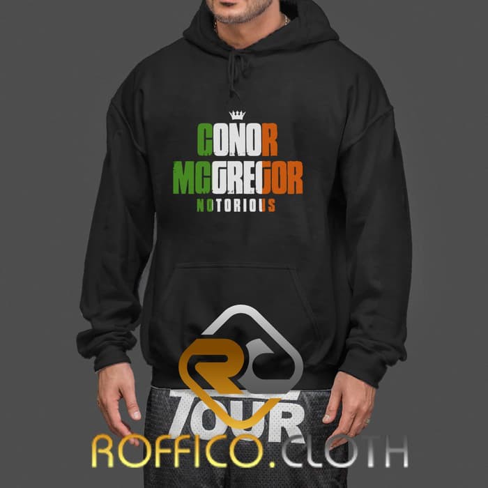 Jaket Hoodie Logo UFC Conor McGregor Notorious 03 - Roffico Cloth